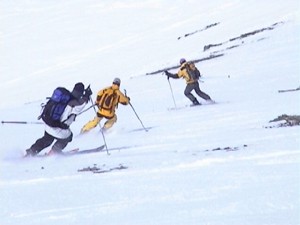 Sur les flancs de la Grande Rousse