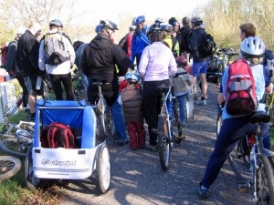 Bouchon de vélos !