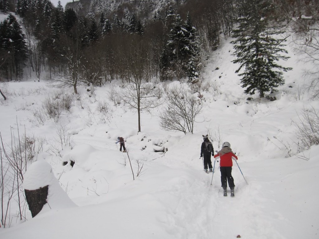 Allez les gamins, au ski !