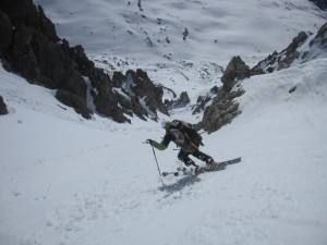 La neige idéale pour aborder la pente raide