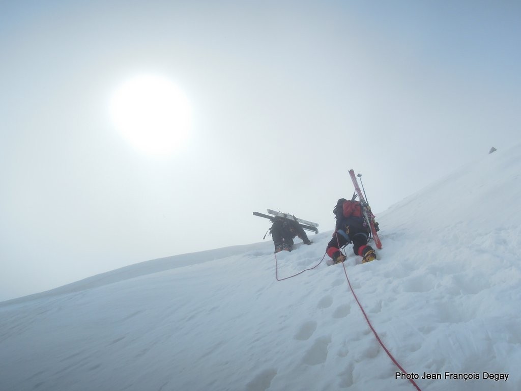 Arrivée au sommet de la Grande Ruine