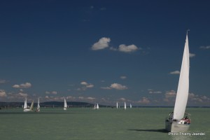 Ambiance de régate sur le Balaton