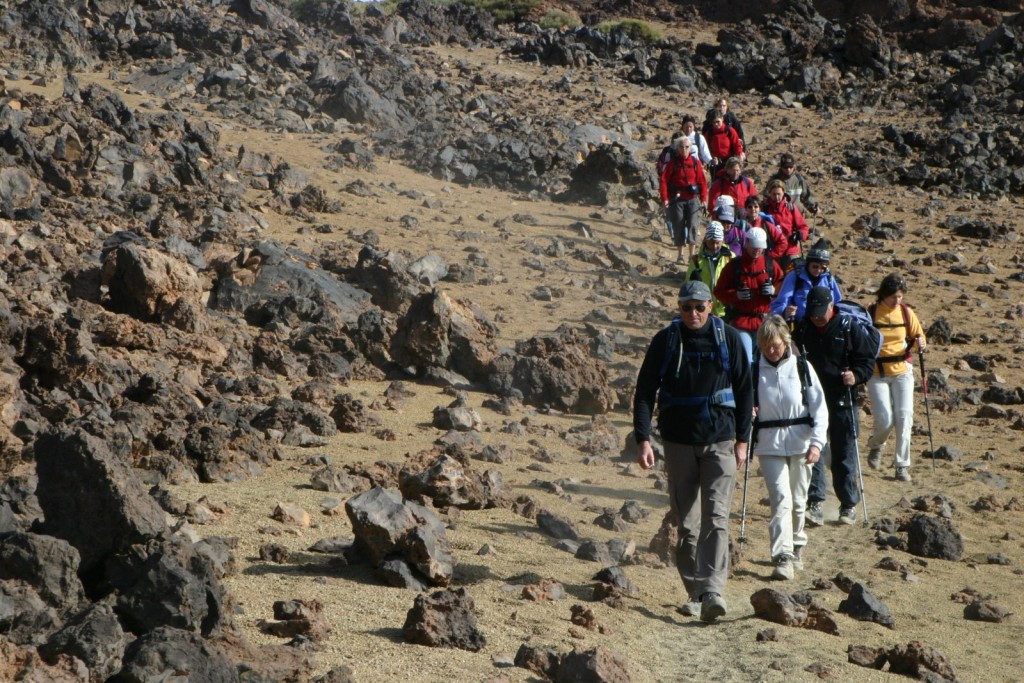 Lors de la traversée du Teide, point culminant de l’Espagne