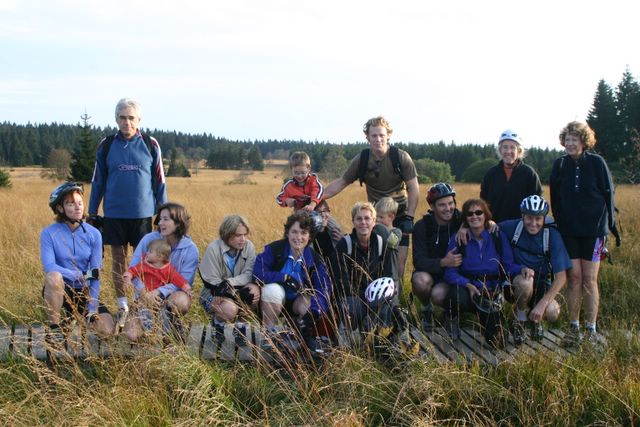 Au milieu des Fagnes non loin du point "culminant" de la Belgique