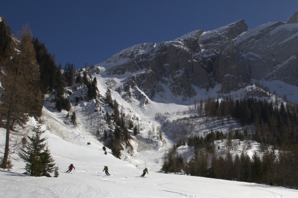 Couloir de la Poreyrette à la Haute Corde