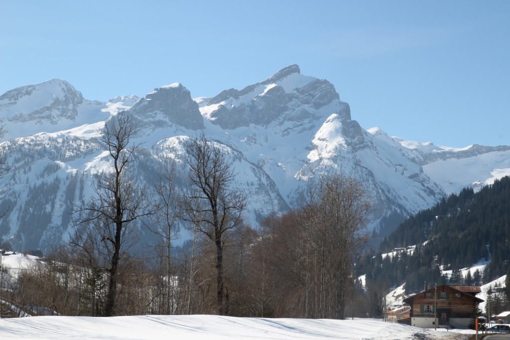 Le Gstellihorn, mais le chalet ce n'est pas celui de Johny