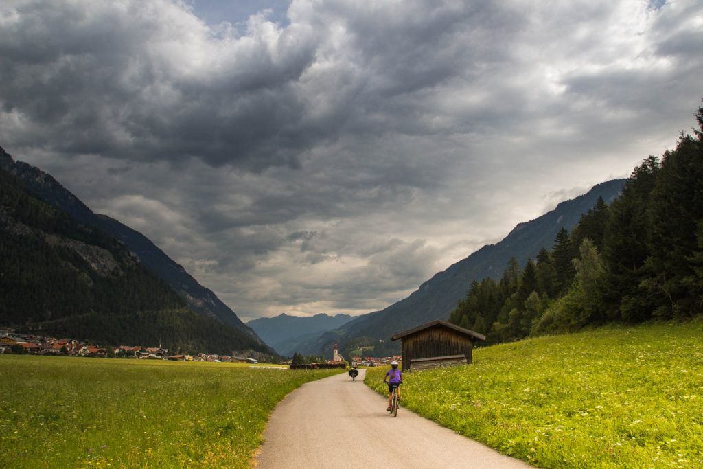 Inn Radweg - Premiers kilomètres au Tirol