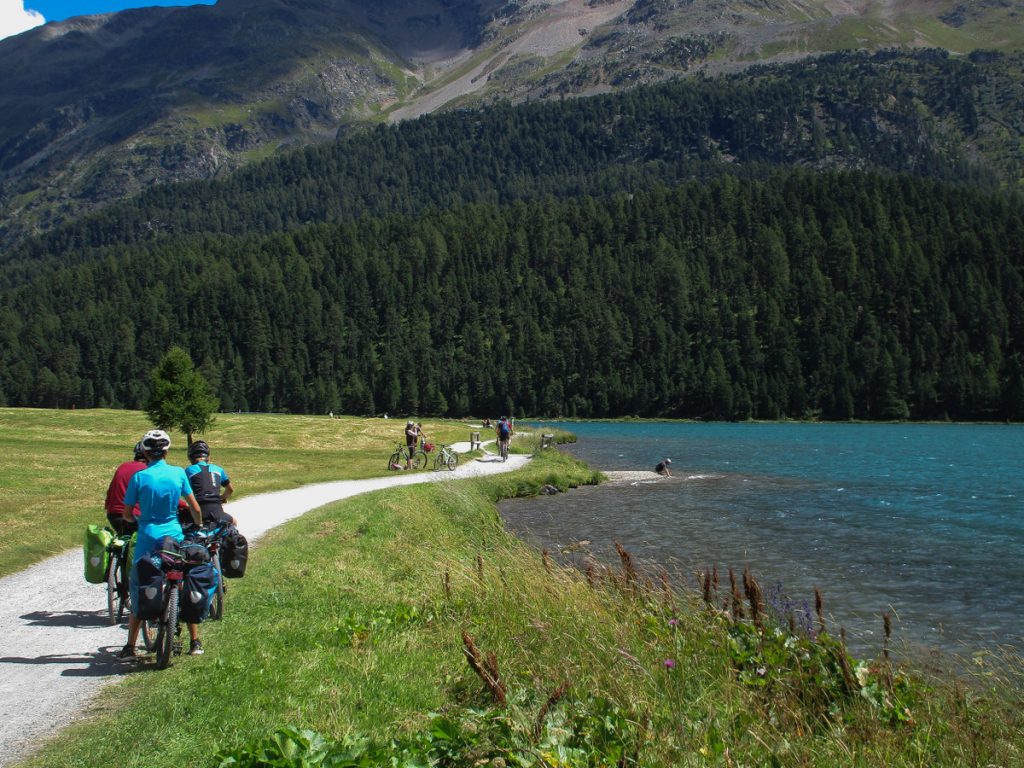 Inn Radweg - La haute Engadine est ses lacs