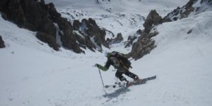 Ski de pente raide en vallée de la Clarée